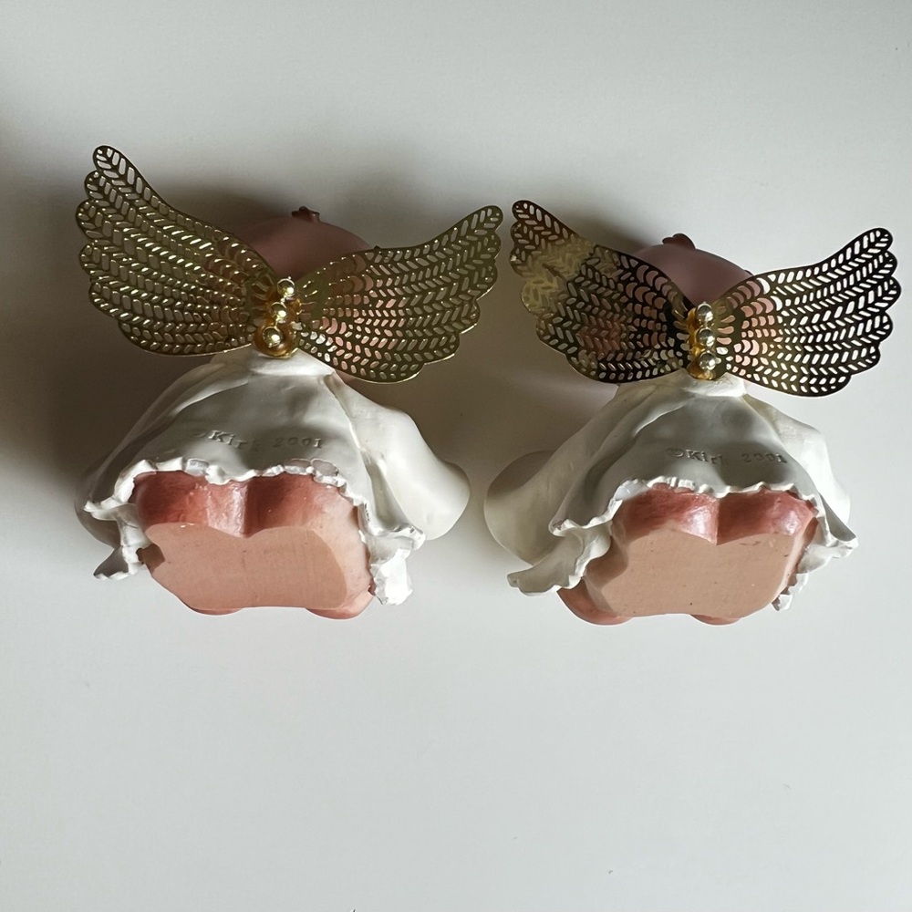 Vintage Kirk 2001 Angel Cheeks Figurine (Set of 2) - Picture 2 of 6